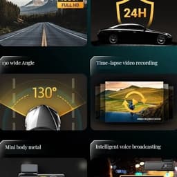 Dashcam - Auto Dashcam 2K - Met Wifi en Bluetooth - Motion Detection - Voice Assist - Nachtzicht - Crash Detection - Parkeerbewakingssensor — thumbnail 4