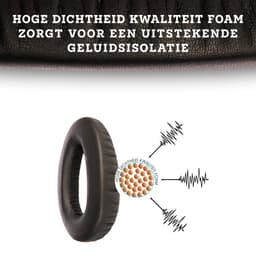 Somstyle Oorkussens Geschikt Voor Sennheiser PXC550, PXC480 & MB660 Koptelefoon - 2 Stuks - Zwart — thumbnail 5