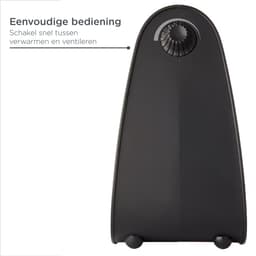 Concept VT7041 Ventilator – Met Warme Luchtstroom Functie – Ventileren en Verwarmen – Zwart — thumbnail 4