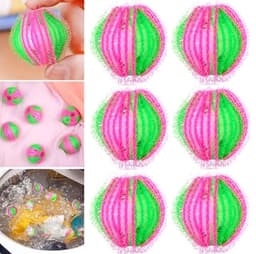 SVH Company Anti-Pluis Wasbal - Nylon Wasmachine Ballen Bollen Wasballen Wasbol Was Bal Ballen Pluisballen - 6 Stuks — thumbnail 2