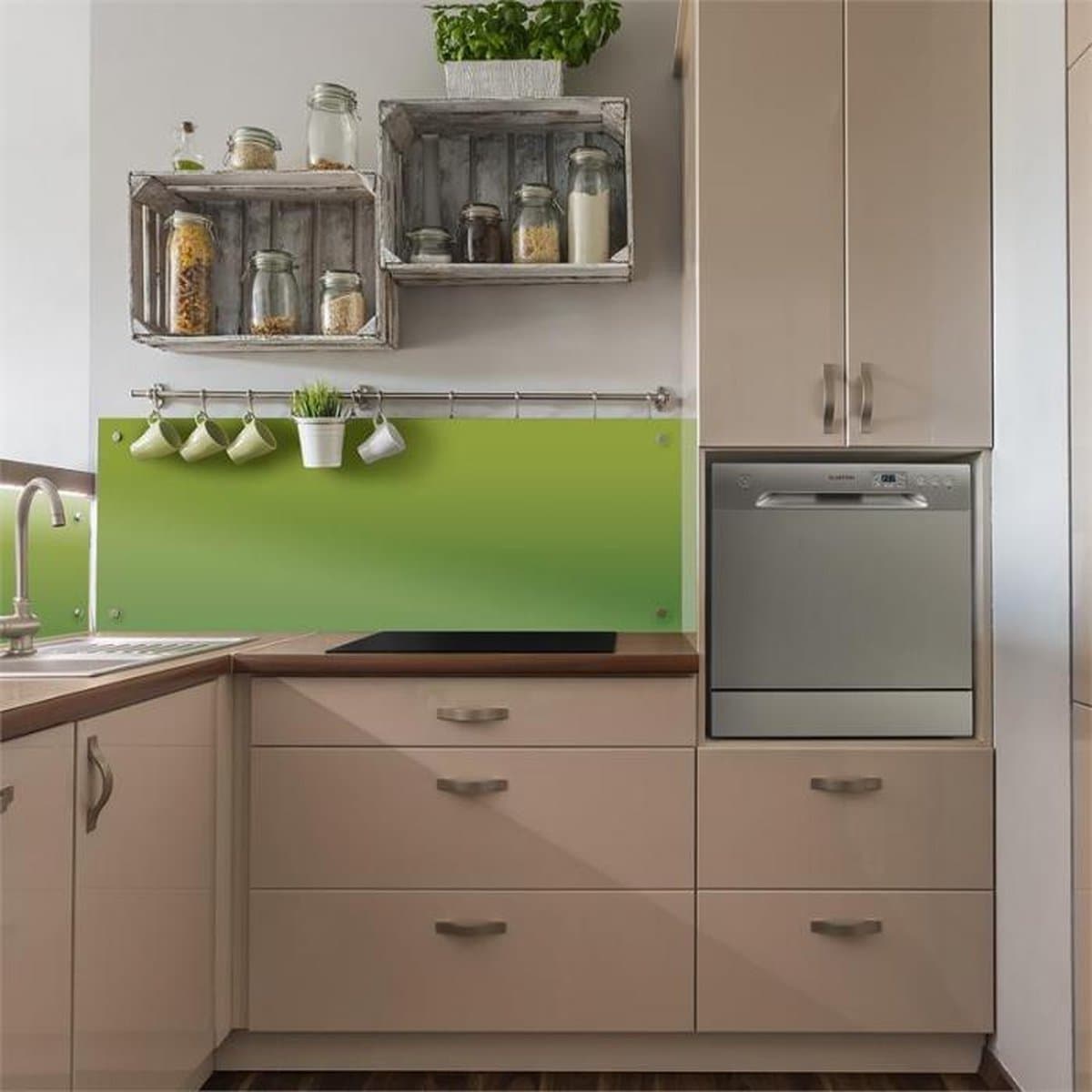 Klarstein Vaatwasser Mini voor 8 Couvert, Stille Kleine Vaatwasser met 6 Programma’s, Tafelmodel Vaatwasser voor Thuis, Kantoor en Camping, Mini Vaatwasser met Wateraansluiting - Vaatwasmachine Mini-Vaatwasser - 8 Maatgedekken 49 dB 45 cm 1620W — afbeelding 1