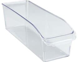 WENKO Koelkast-organizer S transparant kunststof 31x10x9,5cm - Koelkastbakje - Opbergbak Koelkast