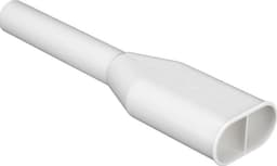 Whirlpool - Dubbele afvoer trechter splitter voor 2 apparaten - geschikt voor wasmachine, vaatwasser, droger - wit — thumbnail 3