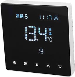 Smart Home Thermostaat - Temperatuurregelaar WiFi - Energie Besparen - Multifunctionele Bediening - AC 220V - Wit — thumbnail 4
