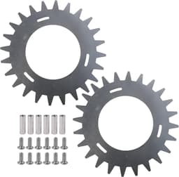 Grasmaaier Spikes - Anti-slip Grip - Verbeterde Tractie - Roestvrij Staal - 1 Set - Zilver — thumbnail 4