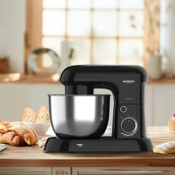 Kneedmachine - Keukenmachine Mixer - Bakken Brood Cake - Stille Motor - 6.5L Kom - Zwart — thumbnail 4