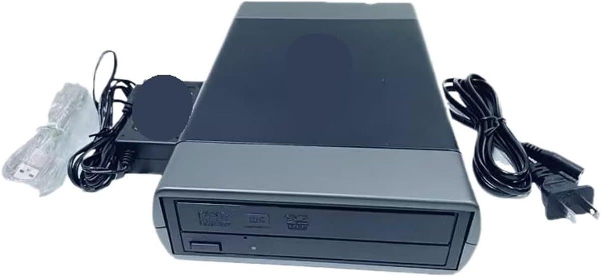 Externe DVD Brander - CD DVD Station - Bestanden Archiveren - 24x Hoge Snelheid - 2 MB Cache - Zwart — afbeelding 1