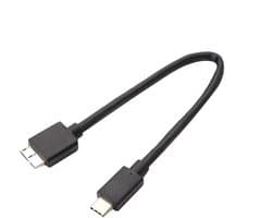 Harde schijf kabel - Externe data kabel - Snelle data overdracht - 5 Gbps snelheid - 30 cm - Zwart