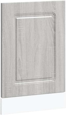 Vaatwasser Paneel 45x67 cm Sonoma Grijs Bewerkt Hout - Keuken Decoratie en Bescherming — thumbnail 1