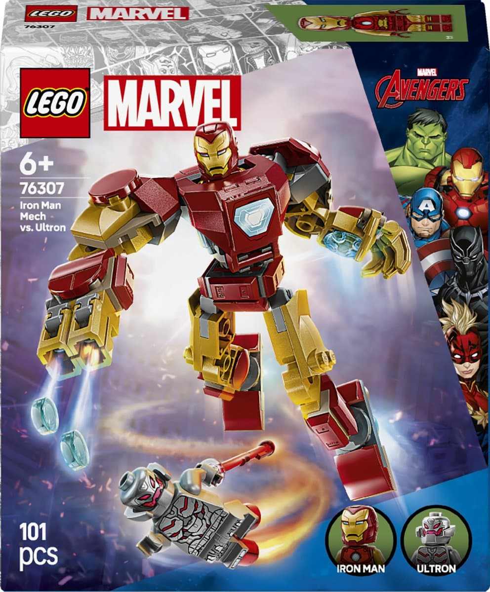LEGO Marvel Super Heroes - Iron Man mecha vs. Ultron Constructiespeelgoed — afbeelding 1