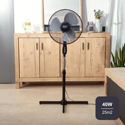 Krachtige Staande Ventilator met Oscillerende Functie en Stille Werking — thumbnail 5