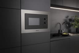 Inbouw Magnetron - Compacte Oven - Snel Eten - Aqua Clean Reiniging - 20 Liter Capaciteit - Zwart RVS — thumbnail 2