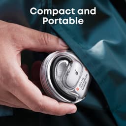 Soundcore V40i by Anker, open-ear hoofdtelefoon, kristalhelder ontwerp, 4 verstelbare standen voor een goede pasvorm in elk oor, 2x diepere bas, IP55, 21 uur afspeeltijd, duidelijke AI-gesprekken, Bluetooth 5.4, app-bediening — thumbnail 7