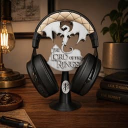 Lord Of The Rings Koptelefoon Standaard - Headphone Stand - Gaming Accessoire - Bureau Organizer - Cadeau Voor Fans - Tolkien Decoratie - 20 Cm Hoog - Grijs Met Zwart — thumbnail 5