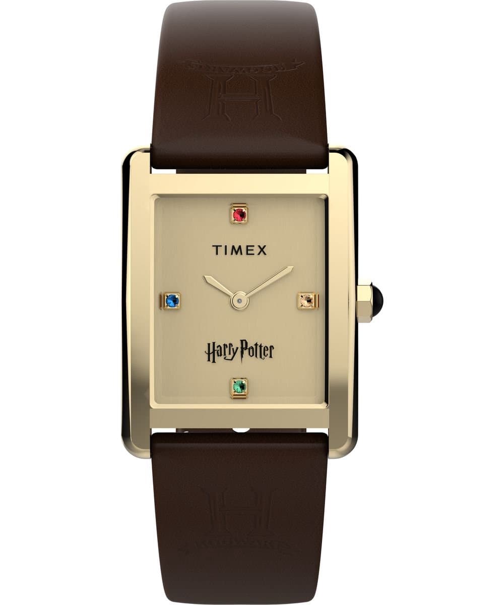 Timex Harry Potter x Hailey Hogwarts TW2Y75700 Horloge - Leer - Bruin - Ø 24 mm — afbeelding 1