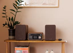 Pure Classic Stereo Mini - Het charmante microstereosysteem, Koffiebruin/Walnoot — thumbnail 4