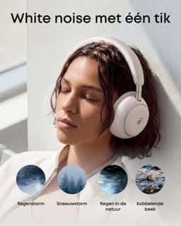 soundcore Space 2 by Anker, Active Noise Cancelling Koptelefoon, Comfortabele Pasvorm, 50H Speeltijd, LDAC Hi-Res Draadloze Audio, Dual Connection, Helderre Gesprekken, Bluetooth 6.1, Nap Mode, Draagdetectie — thumbnail 4