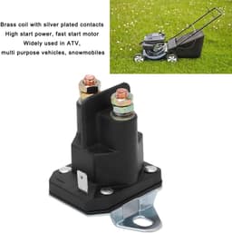 Dailygoods- Motorstarter 12V - Starter Solenoid Relay - Tuintractor Accessoire - ATV/Sneeuwscooter Toepassing - ABS/Brass Materiaal - 4.8W Vermogen - Startrelais — thumbnail 2
