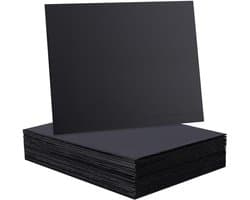 20 Vellen Golfkarton en Plastic Borden 28 x 21,5 cm, Lege Tuinborden, 3 mm Dikte voor Reclame en DIY Projecten