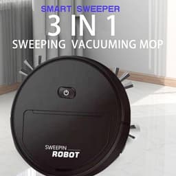 Compacte Robot stofzuiger van THEROB. (zwart) — thumbnail 2