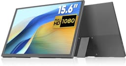 Draagbare Monitor - 15.6 Inch - Full HD - IPS - USB-C & HDMI - Voor Laptop, Smartphone & Console - 60Hz - Zwart — thumbnail 1