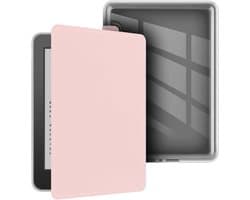 Kindle Hoesje - E-reader Cover - Lezen Beschermen - Automatische Slaap/Wekfunctie - 17 x 11.5 cm - Roze