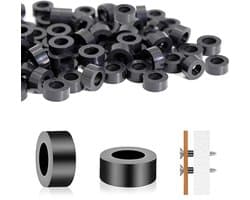 200 Stuks M6 Spacer Sleeves - ABS Plastic Rubber Isolatie Spacers voor Circuitborden en Schroeven