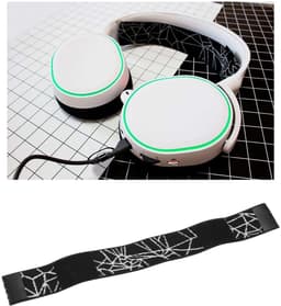 Store_9 - Hoofdband Pad - Hoofdband Cover - Flex Stof - Zwart/Wit - Hoofdtelefoon Accessoire - Geschikt voor SteelSeries Arctis 5 en 3 — thumbnail 5