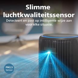Philips PureProtect 3200 Series - Luchtreiniger - CADR 520m3/u - Ruimtes tot 135m2 - 3 Laags HEPA Filtratie - Air+ App - Ultrastil - Nachtlampje - Zwart - AC3221/13 — thumbnail 8