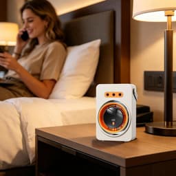Draagbare vernevelingsventilator | Persoonlijke vernevelingsventilator, Geschikt voor binnen- en buitengebruik, zoals in tenten, op bureaus, in kamers, tijdens reizen, vissen, kamperen en op bouwplaatsen. — thumbnail 4