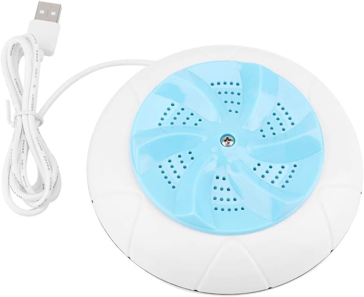 Mini Ultrasone Wasmachine voor Reizen Zakenreis of College Kamers, Draagbare Wasmachine, Huishoudelijke Immersible Voedsel Groente Reiniger (Blauw), Draagbare Wasmachine, Mini Ultrasone Wasmachine fwa — afbeelding 1