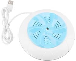 Mini Ultrasone Wasmachine voor Reizen Zakenreis of College Kamers, Draagbare Wasmachine, Huishoudelijke Immersible Voedsel Groente Reiniger (Blauw), Draagbare Wasmachine, Mini Ultrasone Wasmachine fwa