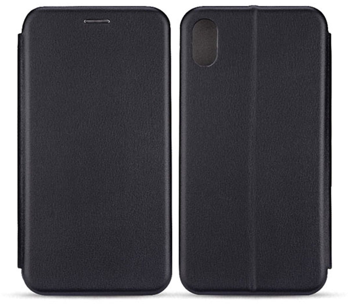 Beline Serie - Boekstijl Magnetisch Etui - iPhone Xr - Zwart - Zacht Gevoerd — afbeelding 1
