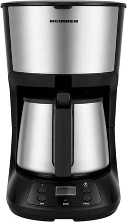 Heinner Armoure Filter Koffiezetapparaat met Timer – 1,25 L – 750W – LCD-display – Programmeerbaar – Druppelstop – Warmhoudfunctie – Automatische Uitschakeling – Zwart — thumbnail 3