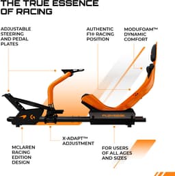 Playseat Formula Instinct Racestoel - Sim Racing Cockpit - Verstelbaar - McLaren Racing Editie — thumbnail 2