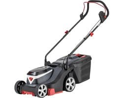 Accu Grasmaaier - Elektrische Grasmaaier - Gazon Onderhoud - Centrale Maaihoogte Verstelling - 32 cm Maaibreedte - Zwart