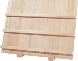 Houten Oorbellen Display Stand met 3 Lagen, Sieradenhouder voor Oorbellen en Visitekaartjes, Perfect voor Thuis en Winkels, 40x14.3x30cm — thumbnail 1