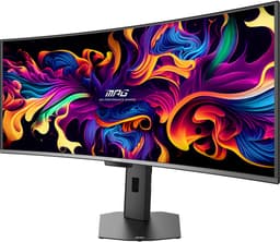 MSI MPG 341CQR QD-OLED X36 - Curved UWQHD Gaming Monitor - 360hz - 34 inch - USB-C PD 98W - DisplayHDR True Black 500 - OLED Care 3.0 — thumbnail 5