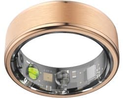 NOLATR Plus, Slimme Ring met Stappenteller, Activiteitstracker & Hartslagmeter – Zonder Abonnement & Nederlandse App – Goud – Maat 11