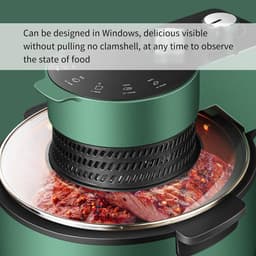 Visuele Airfryer - Olievrije Oven - Gezond Koken - Groot 5.5L Venster - 5.5 Liter - Multicolor — thumbnail 3