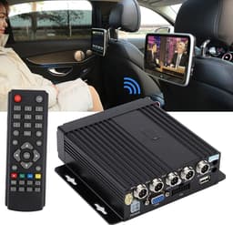 Car DVR Recorder,Car DVR Camera Car Dash Camera Mini Realtime Car Mobile DVR 4CH Video Audio Recorder Input with Remote Control — thumbnail 3