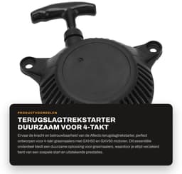 Dailygoods- Terugslagtrekstarter voor 4-takt Motoren - Duurzaam ABS-Materiaal - Nauwkeurige Montage - Geschikt voor GXH50/GXV50/WX15 - Voor Grasmaaier/Whackerplaten - Hoogwaardige Kwaliteit - Startmotor — thumbnail 5
