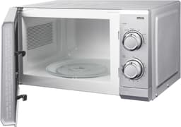 Onderbouw Magnetron - Compacte Oven - Snel Eten Opwarmen - Ruimtebesparend Ontwerp - 17 Liter - Zilver — thumbnail 4