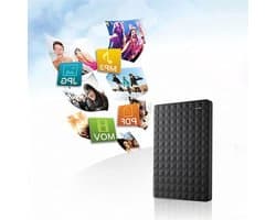 Externe Harde Schijf - Draagbare Opslag - Bestanden Opslaan - Plug and Play - 2TB - Zwart