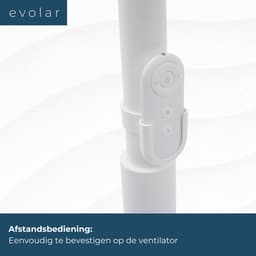 Evolar Smart Ventilator Staand - 18W - Statiefventilator - WiFi - App & Afstandsbediening - EVO-SF18WW — thumbnail 4