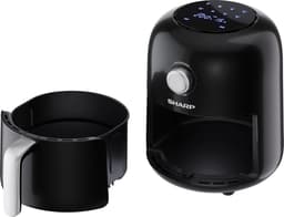 Heteluchtfriteuse - Airfryer - Gezond Frituren - 8 Programma's - 4 Liter - Zwart — thumbnail 5