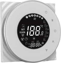 Slimme Thermostaat - Digitale Regelaar - Verwarming Instellen - App Bediening - 90x14mm - Wit — thumbnail 4
