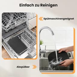 Keukenmachine Mat - Apparaat Onderlegger - Stabiel Mixen - Antislip & Trillingsdempend - 40x24cm — thumbnail 4