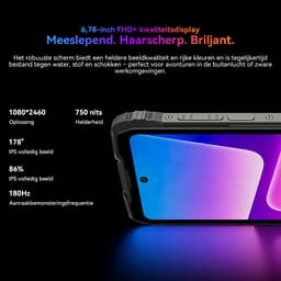 Blackview ROCK 3 - Robuuste Smartphone - 4G - 24GB RAM - 256GB ROM - 6.78inch 120Hz - 10000mAh Robuuste Telefoon - Android 16 - NFC - GPS - Oranje — thumbnail 10