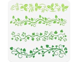 Herbruikbaar schilder sjabloon 30x30cm voor DIY kunst en ambachten - ideaal voor schilderen op hout, stof, muren en meubels